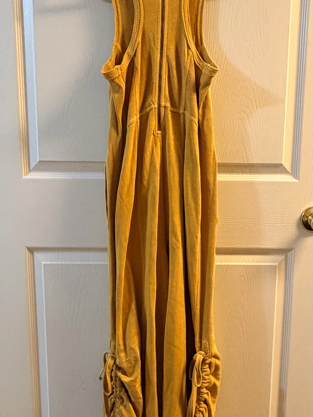 Daily Practice by Anthropologie Mustard Utility Cargo Jumpsuit XXS NWT $108 - Picture 6 of 8